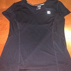Black workout shirt